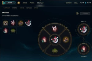 Conta League of Legends Platina 4/ 108 Campeões/ 64 skins LOL