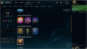 CONTA DE 2015 LEVEL 30 NUNCA FEITO MD10 - League of Legends LOL