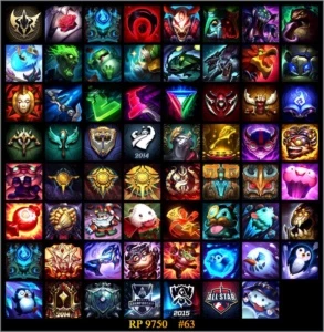 VENDO CONTA NO LOL BORDA DIAMOND S5 - 118 SKINS/90 CHAMPS. - League of Legends