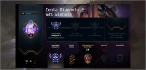 Conta Diamante 2 - League of Legends LOL
