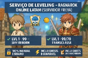 Serviço de Leveling Ragnarok Online LATAM – Servidor FREYA