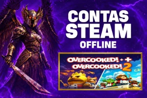 Overcooked 1 e 2 Pacote - Steam Offline - Entrega Automática