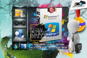 Licença Windows 7 Pro ( SERIAL COM 25 DIGITOS ) Genuino - Softwares e Licenças