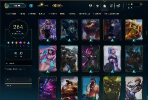 Prata 3 com TODOS os champs e 264 Skins ( JG / ADC / MID ) - League of Legends LOL