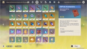 Conta AR 51 com Hu Tao e + 5*, 2 armas 5* e muitas resinas - Genshin Impact