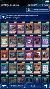 Conta Yu-Gi-Oh! Duel Links - Outros