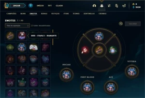 Conta Platina 1 com 23 Champs e 1 Skin - League of Legends LOL