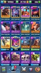 Clash Royale CV 14 Campeão Rei Esqueleto
