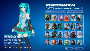 Conta Fortnite Full Acesso Com Satoru Gojo E Hatsune Miku