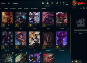 Conta League of Legends LOL