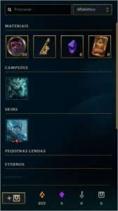 Conta League of Legends LOL