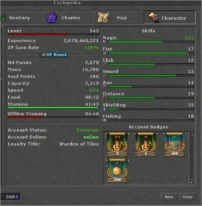 Elder Druid 545 ( Gentebra ) - Tibia