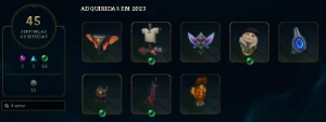 conta lol mestre 400pdl, main desde 2015, 231 skins, mmr bom - League of Legends