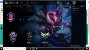 CONTA LOL LVL 53 PRATA 3 - League of Legends