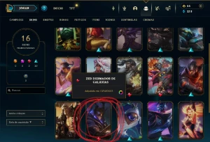 Conta Com Skin Do Zed Dizimador De Galáxias Smurf Full Acess - League of Legends LOL