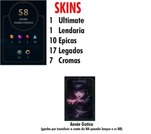 Conta Lol Season 1 (2011-2012) ( Platina 3 ) ( Tds Campeoes) - League of Legends