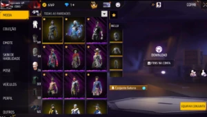 conta free fire antiga