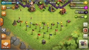 Centro de vila 8 - layout defensivo - Clash of Clans