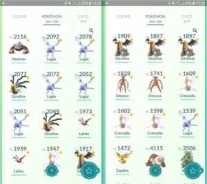 Conta de Pokémon GO