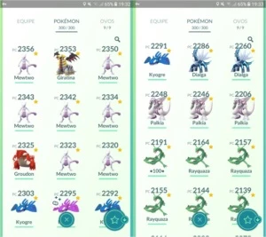 Conta de Pokémon GO