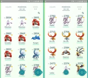 Conta de Pokémon GO