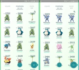 Conta de Pokémon GO