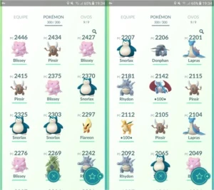 Conta de Pokémon GO