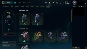 CONTA MESTRE 127 SKINS,TODOS CAMPEÕES criada na s3 - League of Legends LOL