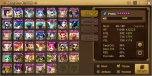 Acc C1 com 2lds 164 6estrelas e 40 nats 5 - Summoners War