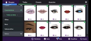 Conta Rica De Avakin Life Unisex Com Varios Itens Em Crowns