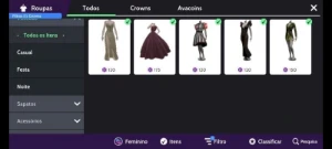 Conta Rica De Avakin Life Unisex Com Varios Itens Em Crowns