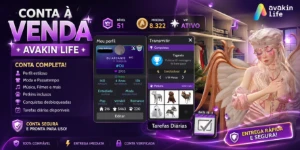 Conta Rica De Avakin Life Unisex Com Varios Itens Em Crowns