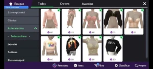 Conta Rica De Avakin Life Unisex Com Varios Itens Em Crowns