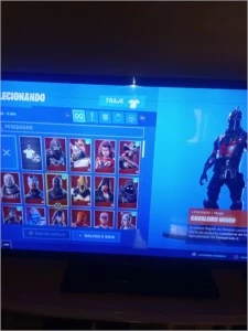 conta fortnite cavaleiro negro e salve o mundo