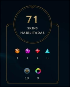 Conta LOL - Diamante 3 - 119 Campeões - League of Legends