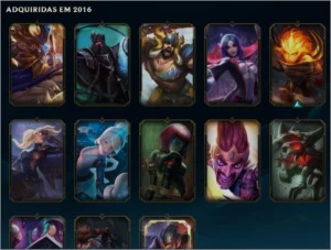 Conta LOL - Diamante 3 - 119 Campeões - League of Legends