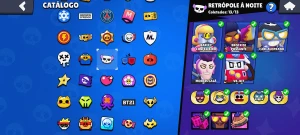 CONTA PREMIUM (117 SKINS/77 BRAWLERS/182 GEMAS/34.000 TROFÉU - Brawl Stars