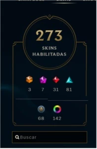 (LOL) Conta season4 lvl 405 273 skins - League of Legends