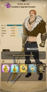 Conta seven deadly sins grand cross - Outros