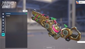 Conta overwatch com muitas skins e armas douradas - Blizzard