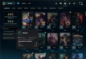 Conta prata 3 com 115 Champs e 109 Skins ( MAIN TOP / MID ) - League of Legends LOL