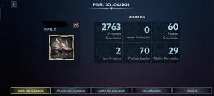 Conta no World Eternal Mobile - Outros