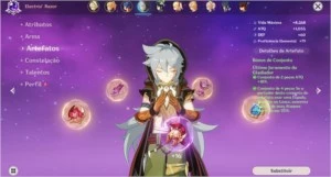 Conta AR lvl 46 - Genshin Impact