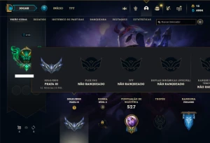 Prata 3 com 140 Champs e 77 Skins ( Nivel 410 ) - League of Legends LOL