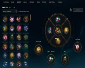 Conta de LOL com icones de 2013 14 15 124 skins main jungle - League of Legends