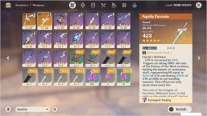 AR32 Keqing + Venti + 2 Armas 5* - Genshin Impact