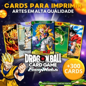 Artes para imprimir Dragon Ball TCG +300 Cards - Serviços Digitais