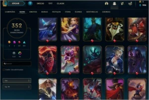 Conta lol - 352 Skins, Season 2, Icone Riven, Riot Singed - League of Legends