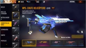 CONTA FREE FIRE ANGELICAL VERMELHA