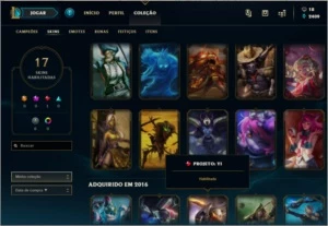 CONTA LEAGUE OF LEGENDS LOL